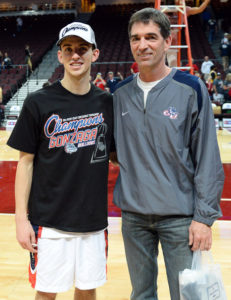 David Stockton with his Father John